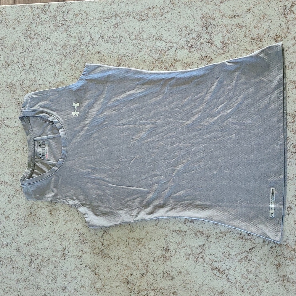 EUC Under Armour HeatGear Fitted Tank Top Size Small